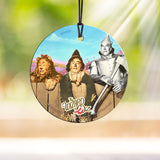 Wizard of Oz (Courage Wisdom Heart) StarFire Prints™ Hanging Glass