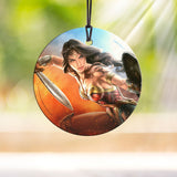 Wonder Woman™ (The Sword of Justice) Starfire Prints™ Hanging Glass Decoration