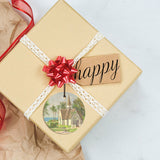 Thomas Kinkade (Wailea Chapel, Hawaii) Starfire Prints™ Hanging Glass Decoration