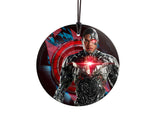 Justice League™ (Cyborg) Starfire Prints™ Hanging Glass