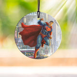 Thomas Kinkade (Superman) StarFire Prints Hanging Glass