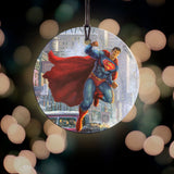 Thomas Kinkade (Superman) StarFire Prints Hanging Glass