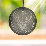 Harry Potter™ (Stag Patronus) StarFire Prints™ Hanging Glass