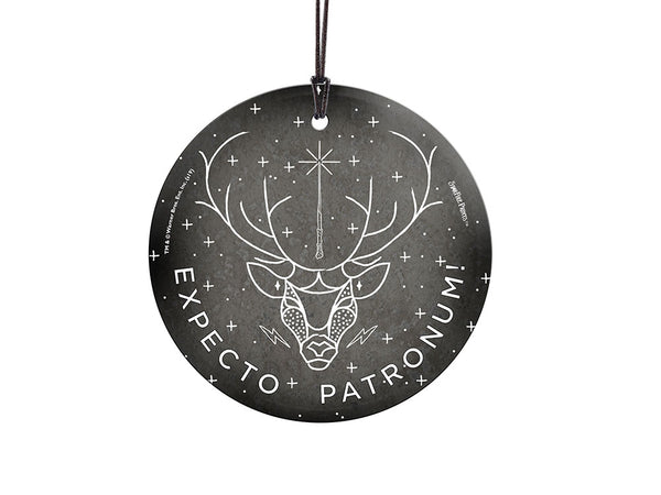 Harry Potter™ (Stag Patronus) StarFire Prints™ Hanging Glass