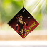 DC Comics Justice League (Catwoman Bombshell) Starfire Prints™ Hanging Glass