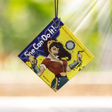 DC Comics Justice League (Wonder Woman) Starfire Prints™ Hanging Glass Decoration