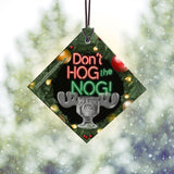 National Lampoon's Christmas Vacation™ (Don't Hog The Nog) StarFire Prints™ Hanging Glass