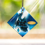 The Polar Express™ (Train) StarFire Prints™ Hanging Glass