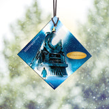 The Polar Express™ (Train) StarFire Prints™ Hanging Glass