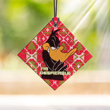 Looney Tunes (Daffy Duck Pattern) Starfire Prints™ Hanging Glass Decoration