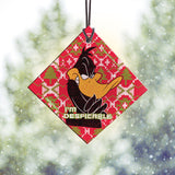 Looney Tunes (Daffy Duck Pattern) Starfire Prints™ Hanging Glass Decoration