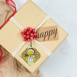 Looney Tunes (Tweety Bird Pattern) Starfire Prints™ Hanging Glass Decoration