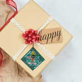 Looney Tunes (Marvin The Martian Pattern) Starfire Prints™ Hanging Glass Decoration