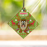 Looney Tunes (Tasmanian Devil ) Starfire Prints™ Hanging Glass Decoration