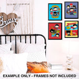 Justice League (Justice League) TrendyPrint Wall Art Set