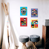 Justice League (Justice League) TrendyPrint Wall Art Set