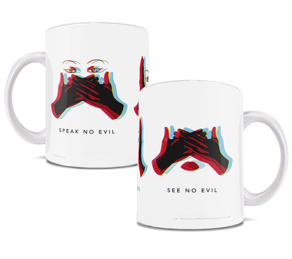 Birds of Prey (No Evil) White Ceramic Mug
