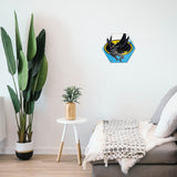 Justice League (Justice League-Batman) Knexagon™ Wood Print