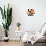 Justice League (Justice League) Knexagon™ Wood Print