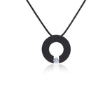 BTiff Signity Star Brighter than Diamond Tension Set Stain Steel Malfini Pendant