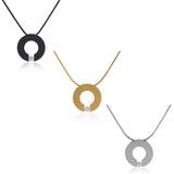 BTiff Signity Star Brighter than Diamond Tension Set Stain Steel Malfini Pendant