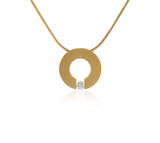 BTiff Signity Star Brighter than Diamond Tension Set Stain Steel Malfini Pendant