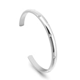 B.Tiff 8-Stone Starlight Pave Adjustable Bangle Cuff Natural, Gold, Black, Rose Gold, Small, Med, Large