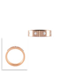 B.Tiff 8-Stone Bold Stainless Steel Ring Copy of BTiff Brighter than Diamond Stacking Eternity Ring Black Gold Steel Rose Gold