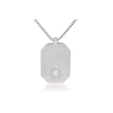 B.Tiff Meblo Stainless Steel Dog Tag Pendant