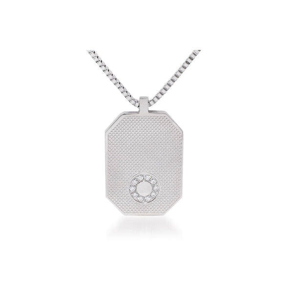 B.Tiff Meblo Stainless Steel Dog Tag Pendant
