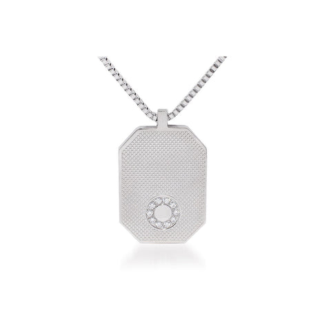 B.Tiff Meblo Stainless Steel Dog Tag Pendant
