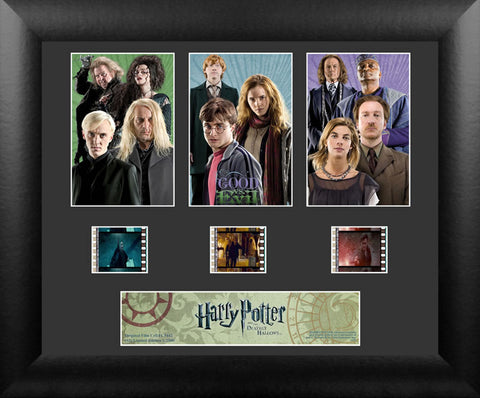 Harry Potter & the Deathly Hallows S1 Three Cell Std 13 X 11 Film Cell Numbered Limited Edition COA