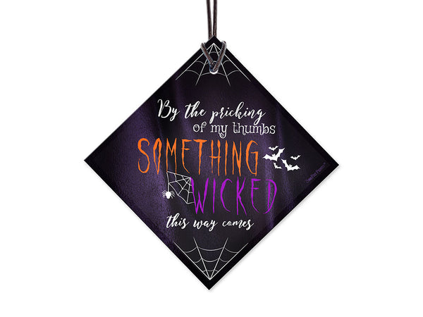 Halloween (Something Wicked) Starfire Prints™ Hanging Glass Decoration