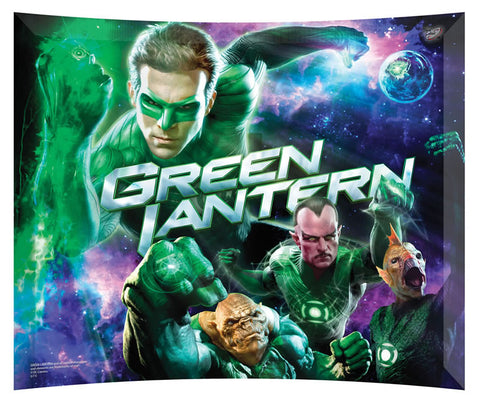 Green Lantern (Purple Sky) StarFire Prints™ Curved Glass
