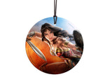 Wonder Woman™ (The Sword of Justice) Starfire Prints™ Hanging Glass Decoration