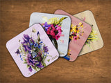 Marjolein Bastin (Flowers) Hardboard Coaster Set