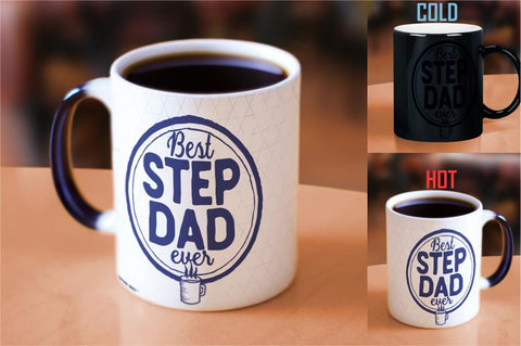 Fathers Day (Best Step-Dad Ever) Morphing Mugs Heat-Sensitive Mug