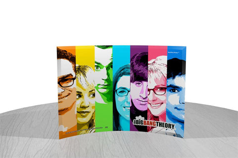 The Big Bang Theory™ (Pop Art) StarFire Prints™ Curved Glass