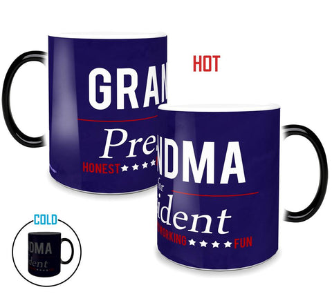 For President (Grandma) Morphing Mugs™ Heat-Sensitive Mug