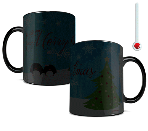 Christmas (Merry New Year) Morphing Mugs™ Heat-Sensitive Mug