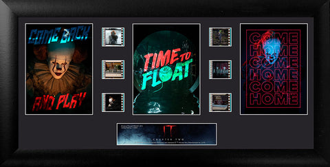 IT Chapter Two Pennywise Collection Trio FilmCells Wall Art USFC6421 Numbered Limited Edition COA