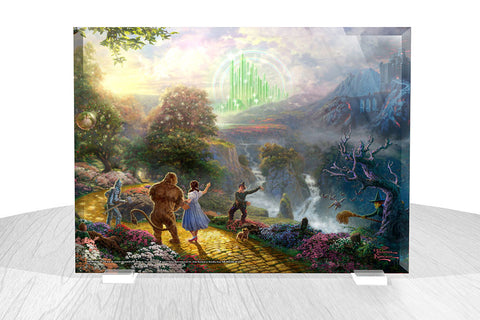 Thomas Kinkade (The Wizard of Oz™ - Dorothy Discovers the Emerald City™) StarFire Prints™ Beveled Glass