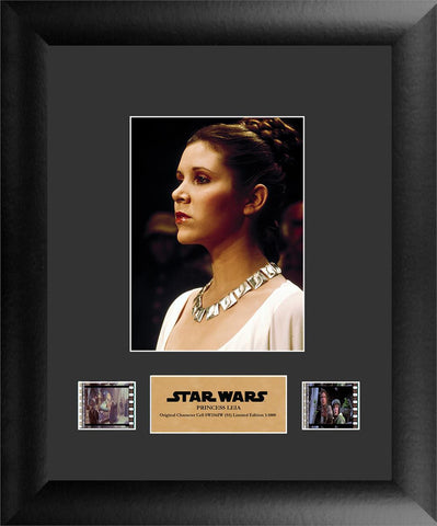 Star Wars Princess Leia Carrie Fisher FilmCell Numbered Limited Edition COA