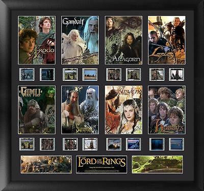 Lord of the Rings Trilogy Character Montage Film Cell Number Limited Edition COA