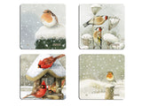 Marjolein Bastin (Winter Birds) Hardboard Coaster Set