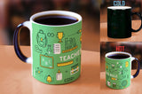 Teacher (Teachers Rule Iconic) Morphing Mugs Heat-Sensitive Mug