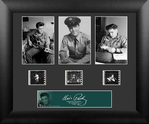 Elvis Presley S9 Three Cell Std 13 X 11 Film Cell Numbered Limited Edition COA