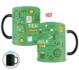 Teacher (Teachers Rule Iconic) Morphing Mugs Heat-Sensitive Mug