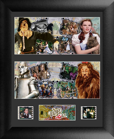 Wizard of Oz Double 13 X 11 Framed Film Cell Numbered Limited Edition COA