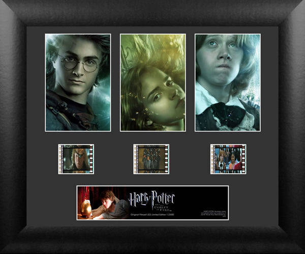 Harry Potter the Goblet of Fire S2 Three Cell Std 13 X 11 Film Cell Numbered Limited Edition COA